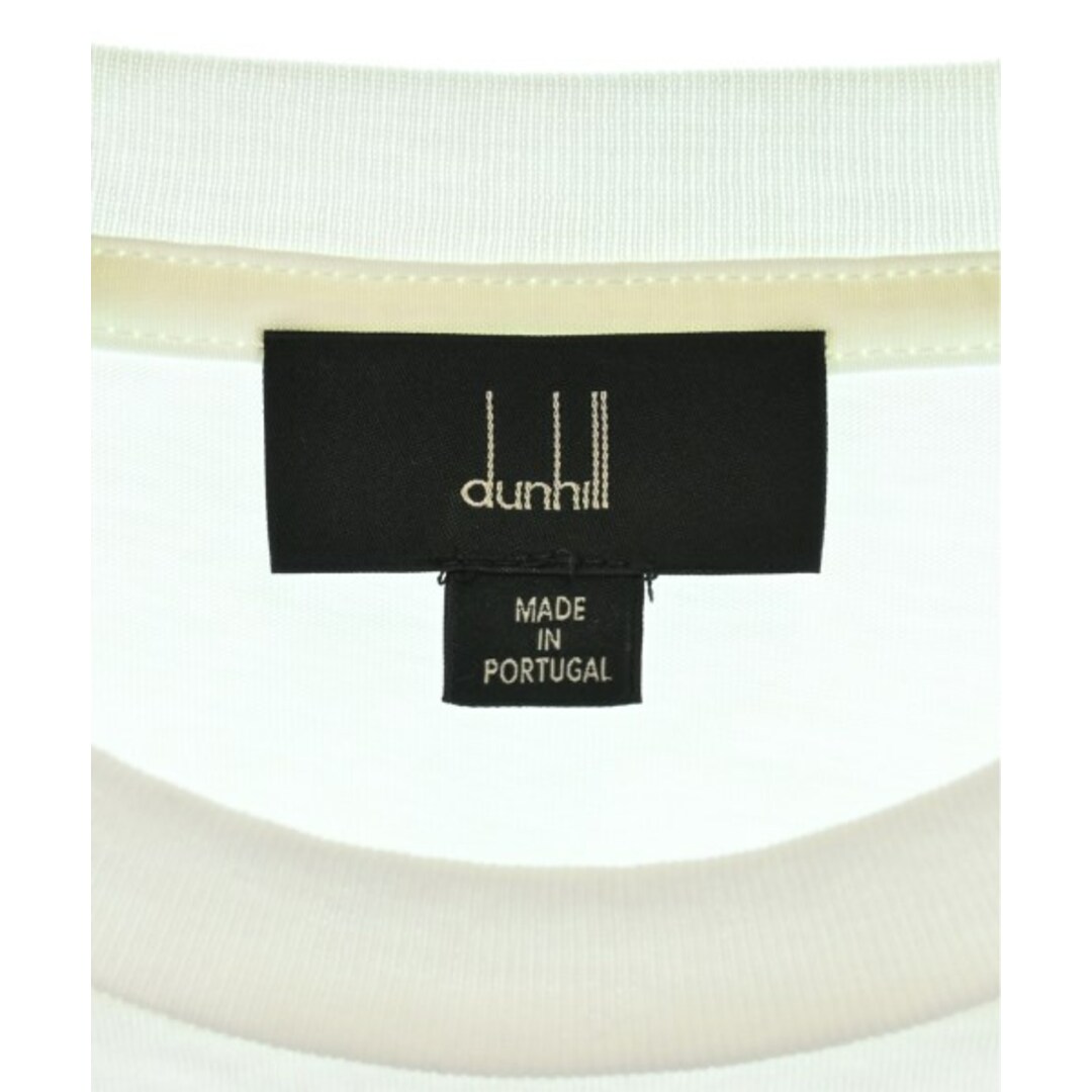 Dunhill(ダンヒル)のdunhill ダンヒル Tシャツ・カットソー M 白 【古着】【中古】 メンズのトップス(Tシャツ/カットソー(半袖/袖なし))の商品写真