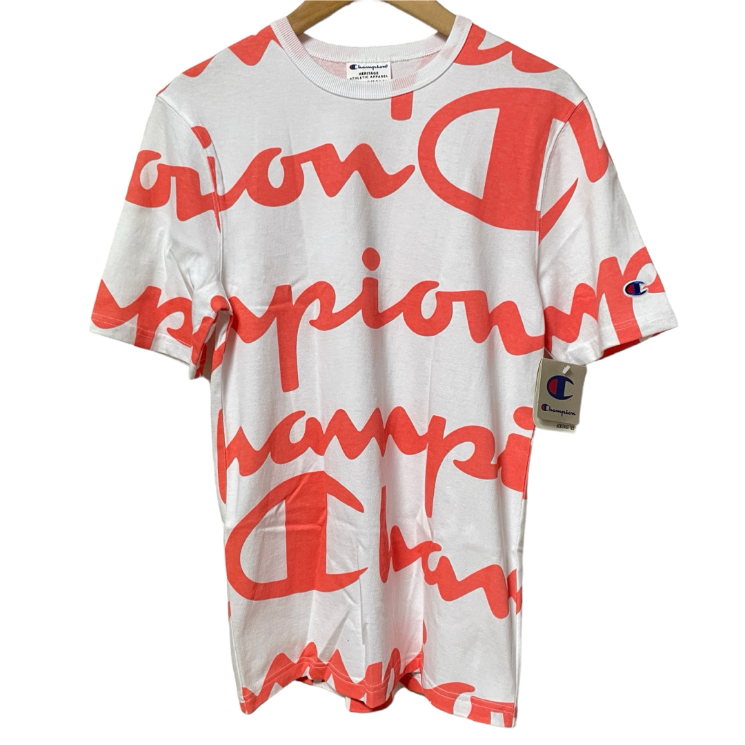 Champion(チャンピオン)のchampion チャンピオン　総柄　ヘリテージtシャツ　オーバーサイズ メンズのトップス(Tシャツ/カットソー(半袖/袖なし))の商品写真
