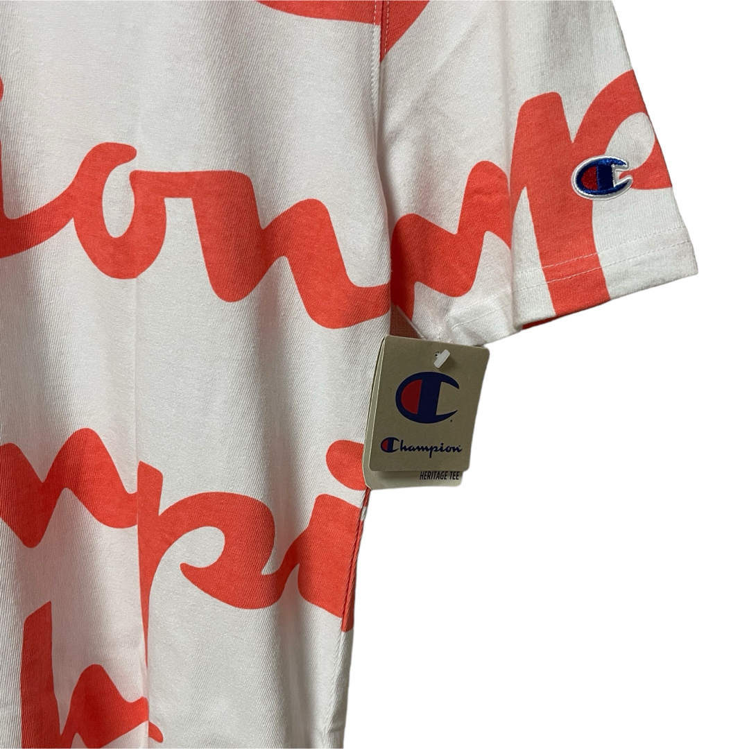 Champion(チャンピオン)のchampion チャンピオン　総柄　ヘリテージtシャツ　オーバーサイズ メンズのトップス(Tシャツ/カットソー(半袖/袖なし))の商品写真