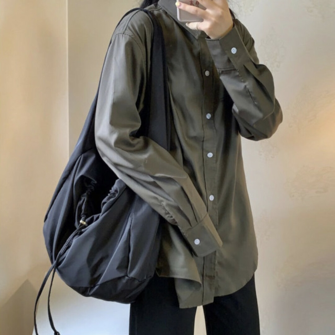 メッセンジャー ショルダーバッグ ボディバッグ 黒 海外ファッション 美品 綺麗 レディースのバッグ(ショルダーバッグ)の商品写真