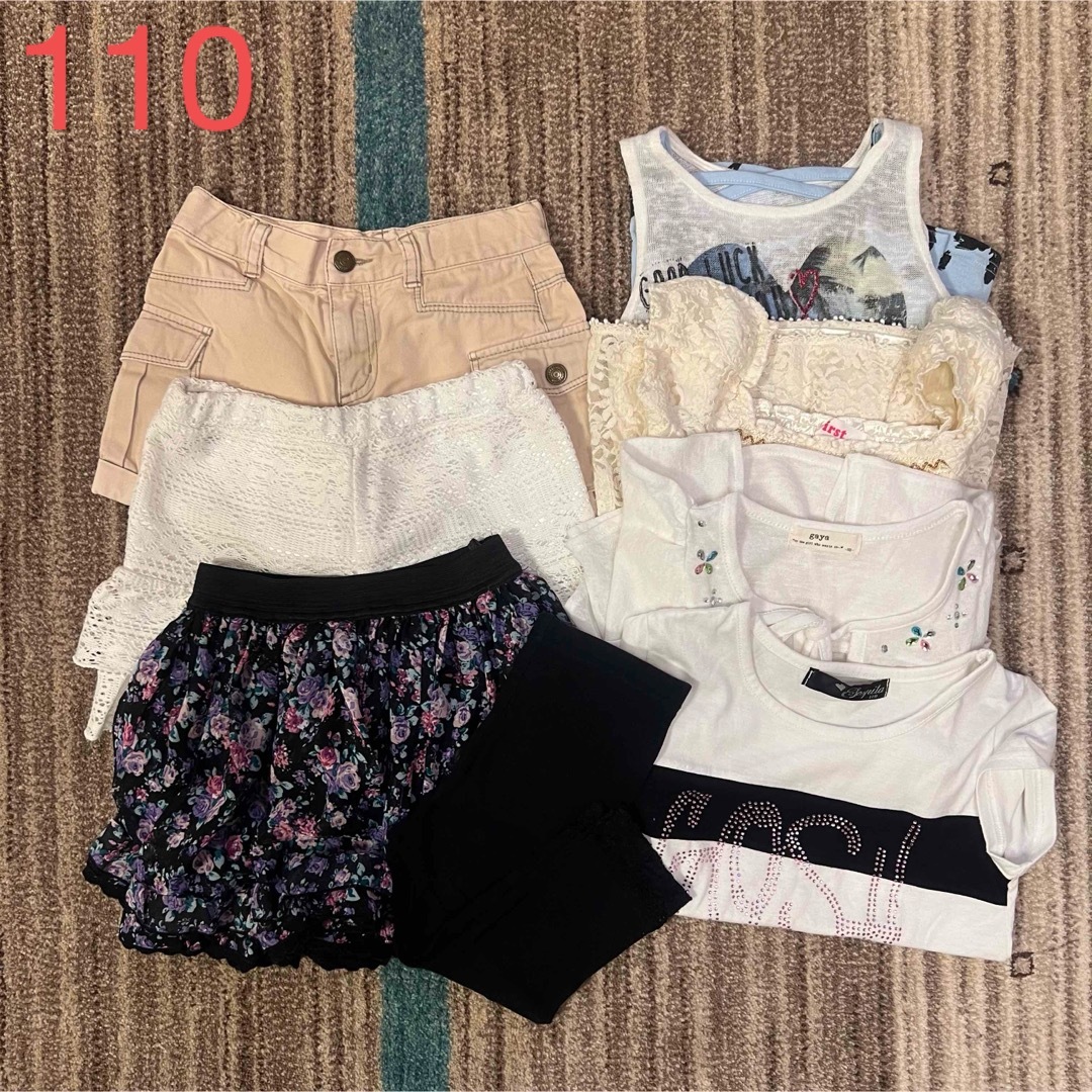 COMME CA ISM(コムサイズム)のまとめ売り　女の子　110   8点 キッズ/ベビー/マタニティのキッズ服女の子用(90cm~)(パンツ/スパッツ)の商品写真