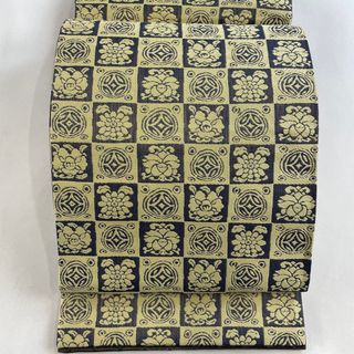 袋帯 美品 名品 全通 正絹 【中古】(帯)