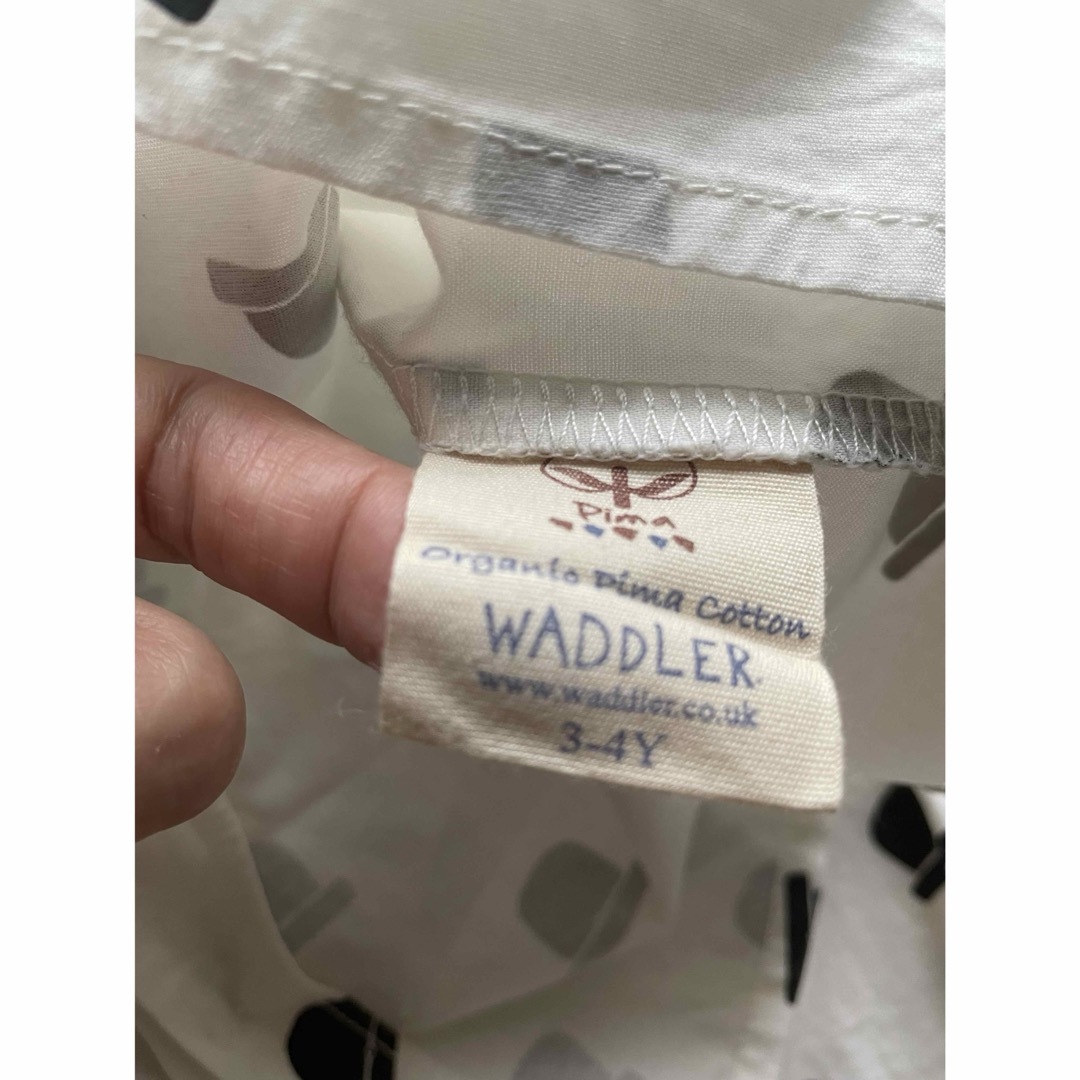 こどもビームス(コドモビームス)のWADDLER ピエロ襟 ブラウス　3-4y キッズ/ベビー/マタニティのキッズ服女の子用(90cm~)(ブラウス)の商品写真