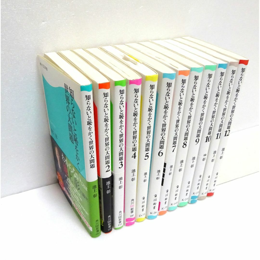 角川書店(カドカワショテン)の知らないと恥をかく世界の大問題　１～１２巻　セット　池上彰 エンタメ/ホビーの本(ノンフィクション/教養)の商品写真