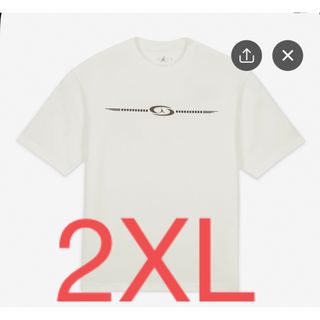 ジョーダン(Jordan Brand（NIKE）)のナイキ ジョーダン x トラヴィス スコット メンズ Tシャツ ホワイト2XL(Tシャツ/カットソー(半袖/袖なし))