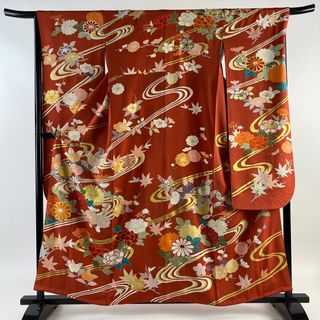 振袖 身丈159.5cm 裄丈65.5cm 正絹 逸品 【中古】(着物)