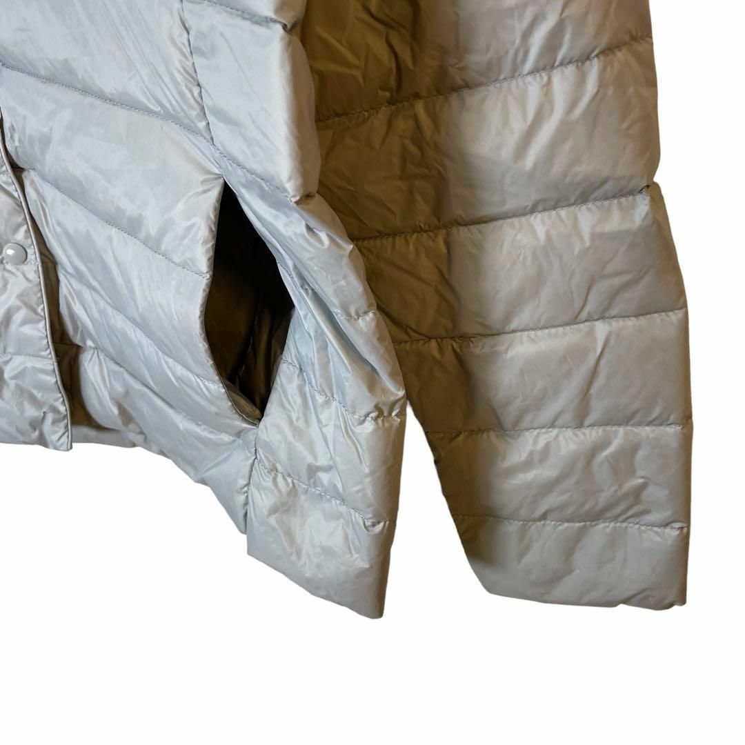 ノーカラー ダウンジャケット ウルトラライト インナーダウン　軽量　防寒　2XL レディースのジャケット/アウター(ノーカラージャケット)の商品写真