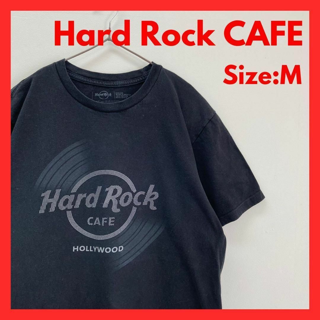 Hard Rock CAFE(ハードロックカフェ)の【美品】古着　半袖Tシャツ ハードロックカフェ　ブラック　M メンズのトップス(Tシャツ/カットソー(半袖/袖なし))の商品写真