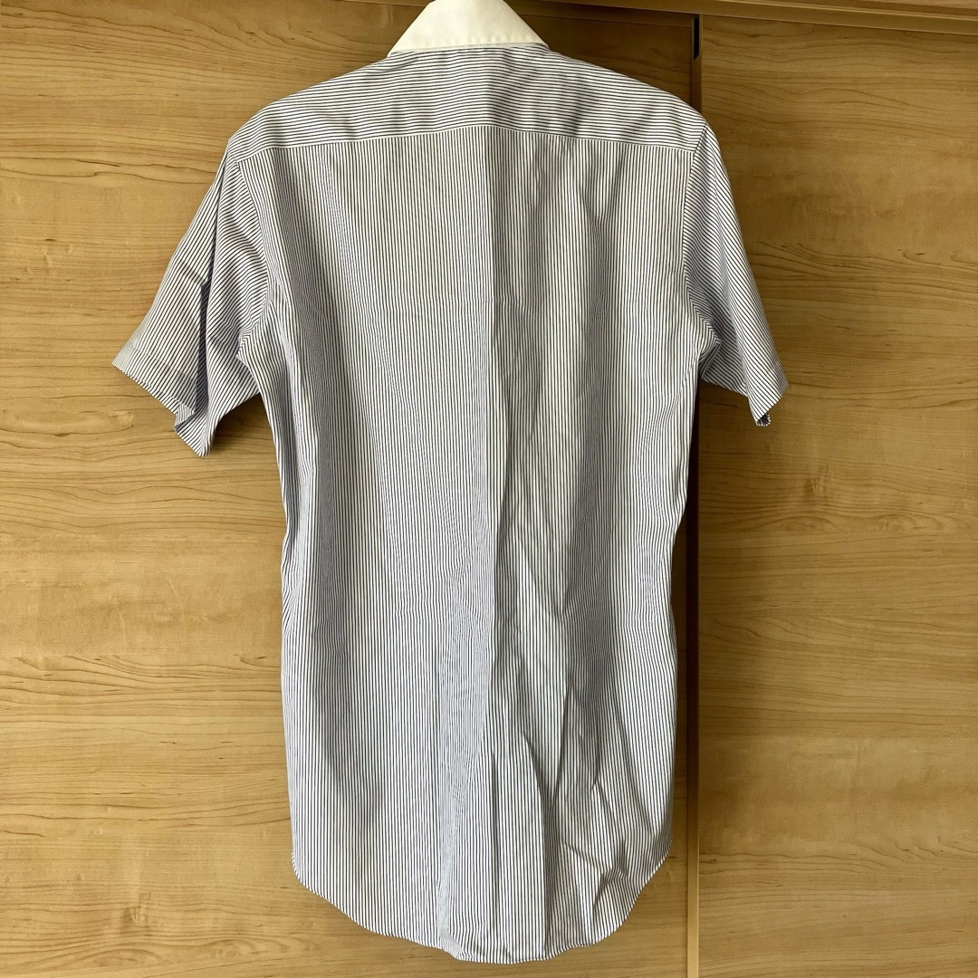 東京シャツ　半袖　形状記憶　スリムライン　ブリックハウス　綿　美品 メンズのトップス(Tシャツ/カットソー(半袖/袖なし))の商品写真