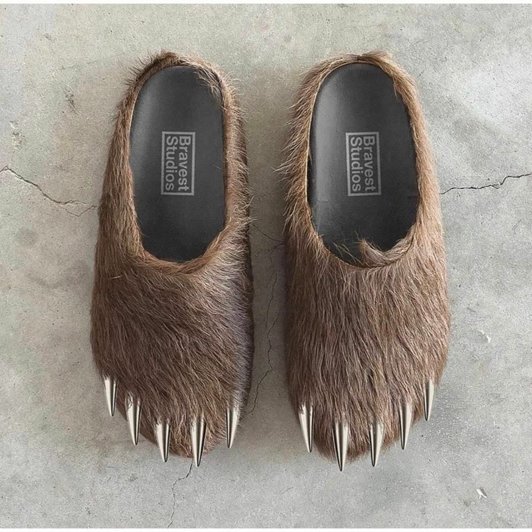 Bravest studios bear claw Mule slip on メンズの靴/シューズ(スリッポン/モカシン)の商品写真