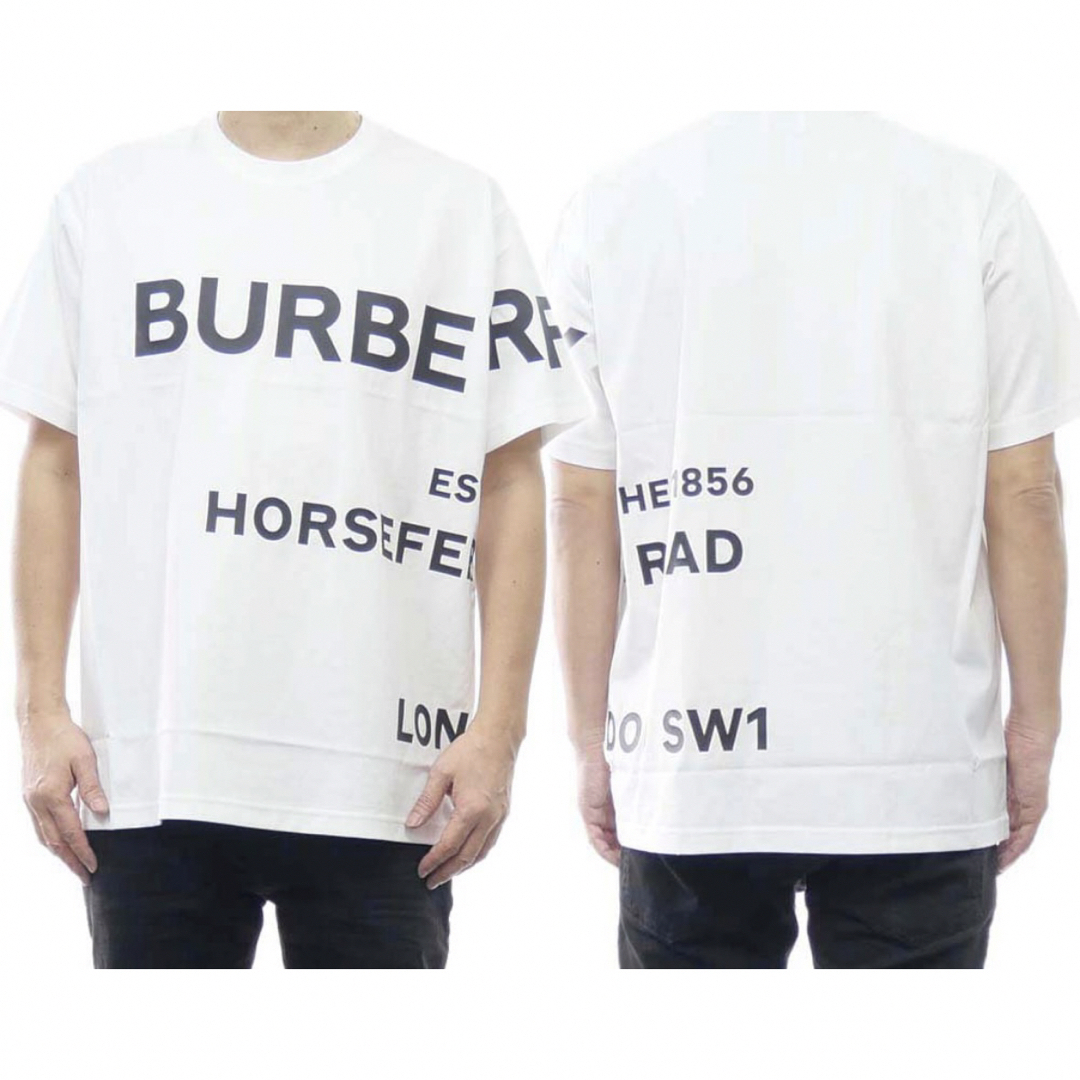 BURBERRY(バーバリー)のBURBERRY](バーバリー)ホースフェリープリント オーバーサイズ Tシャツ メンズのトップス(Tシャツ/カットソー(半袖/袖なし))の商品写真