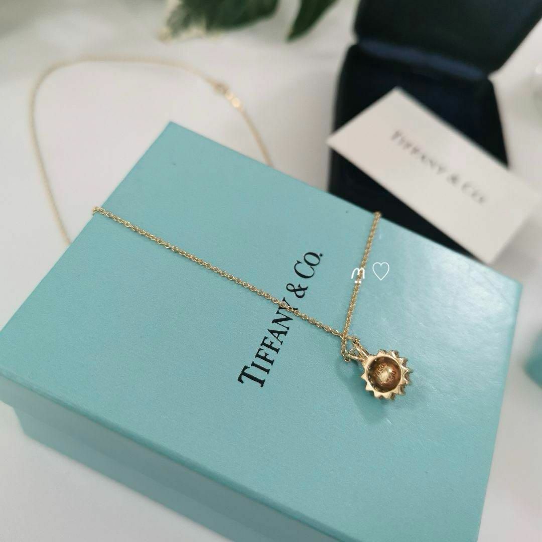 Tiffany & Co.(ティファニー)のティファニー　パールダイヤモンドネックレス　Ꮶ18ゴールド　あこや真珠 レディースのアクセサリー(ネックレス)の商品写真