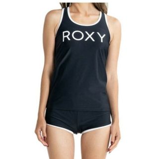 ロキシー(Roxy)のロキシー　ROXY　セパレート水着　タンキニ（黒・Lサイズ）(水着)