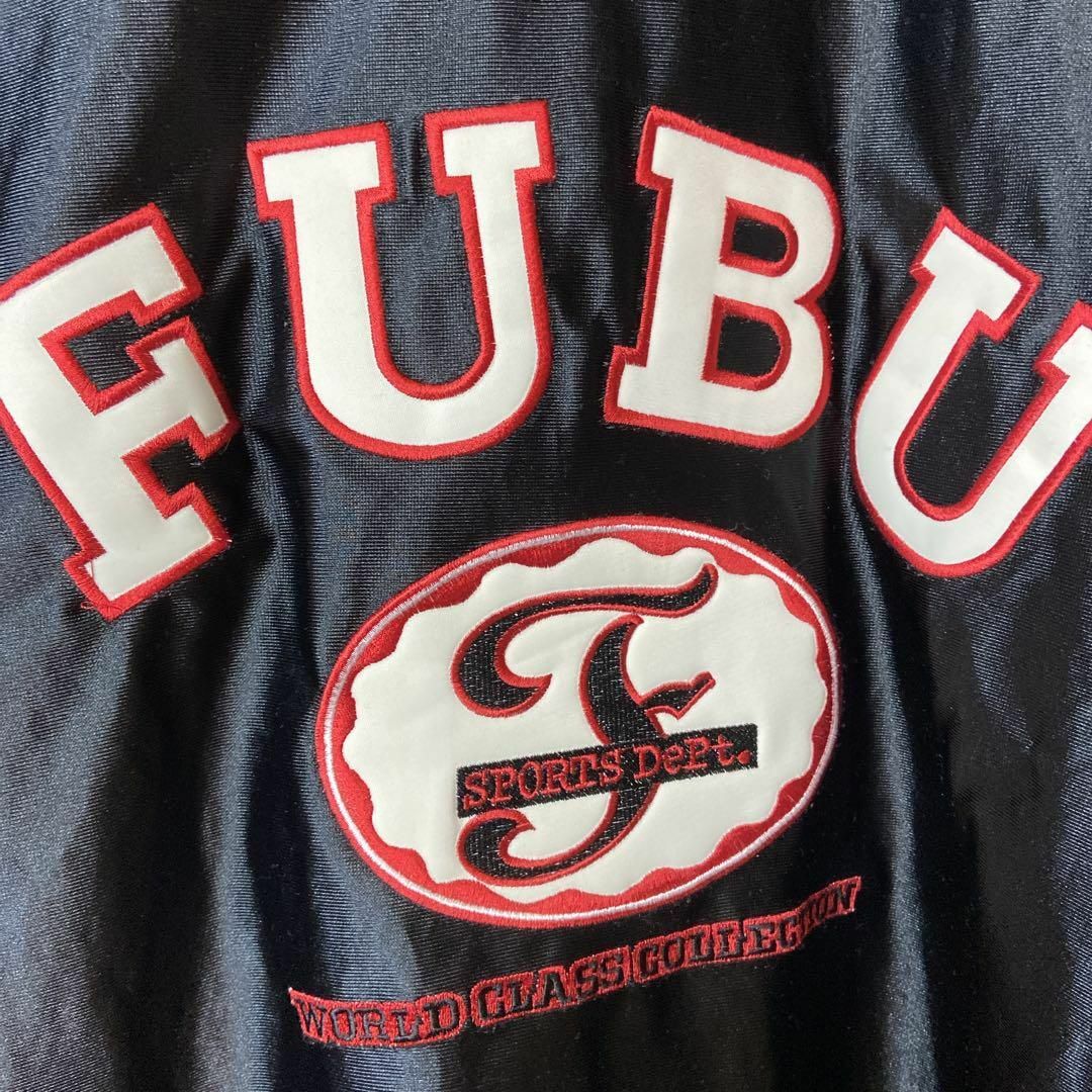 FUBU(フブ)の【usa製、ビックロゴ】FUBUゲームシャツ古着ヒップホップB系　ブラック黒 メンズのトップス(Tシャツ/カットソー(半袖/袖なし))の商品写真
