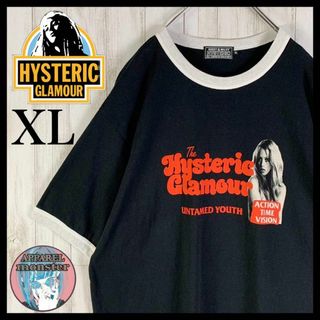 ヒステリックグラマー(HYSTERIC GLAMOUR)の【超絶人気モデル】ヒステリックグラマー ヒスガール 即完売 希少 リンガーシャツ(Tシャツ/カットソー(半袖/袖なし))