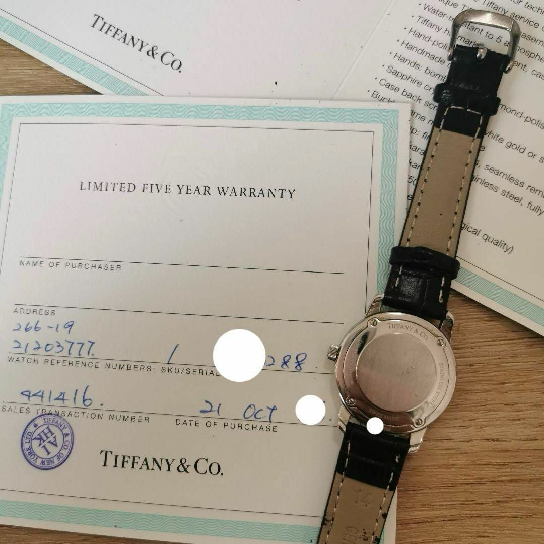 Tiffany & Co.(ティファニー)のティファニー　マークラウンドダイヤモンドベゼルウォッチ　クォーツ腕時計　スモセコ レディースのファッション小物(腕時計)の商品写真