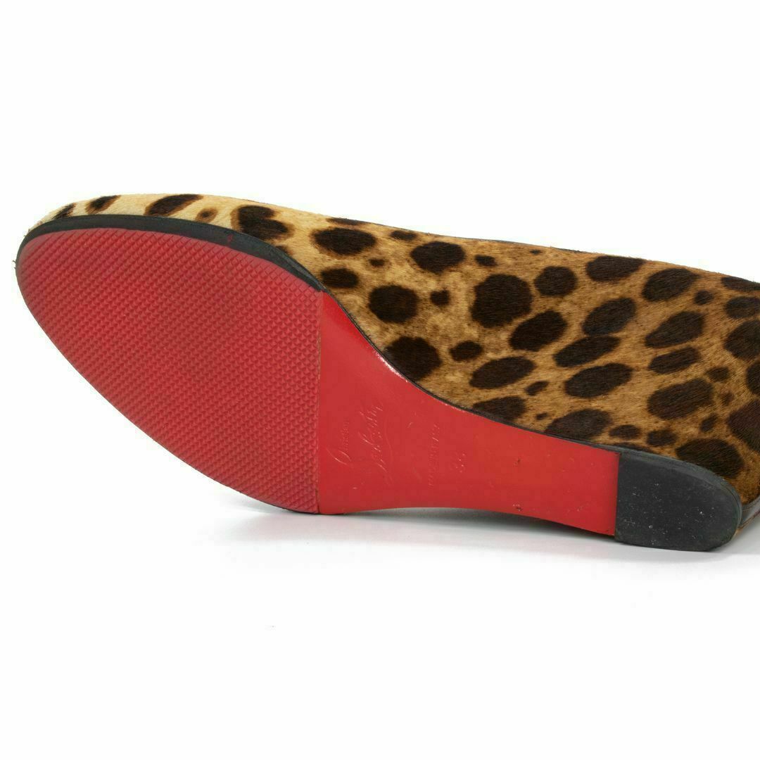 Christian Louboutin(クリスチャンルブタン)の【全額返金保証・送料無料】ルブタンのパンプス・正規品・美品・レオパード・豹柄 レディースの靴/シューズ(ハイヒール/パンプス)の商品写真