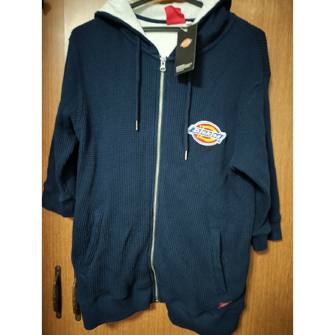 Dickies(ディッキーズ)のDickies ☆ ディッキーズ  ワッフル  七分袖パーカー 新品未使用タグ付 メンズのトップス(パーカー)の商品写真