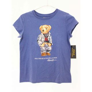 ラルフローレン(Ralph Lauren)の【夏物 新入荷!】新品 未使用品[ラルフローレン/Ralph Lauren]140cm 半袖Tシャツ/半袖カットソー ブルー ベア 子供服 キッズ kids ジュニア 女の子 夏 tops 105042(Tシャツ/カットソー)