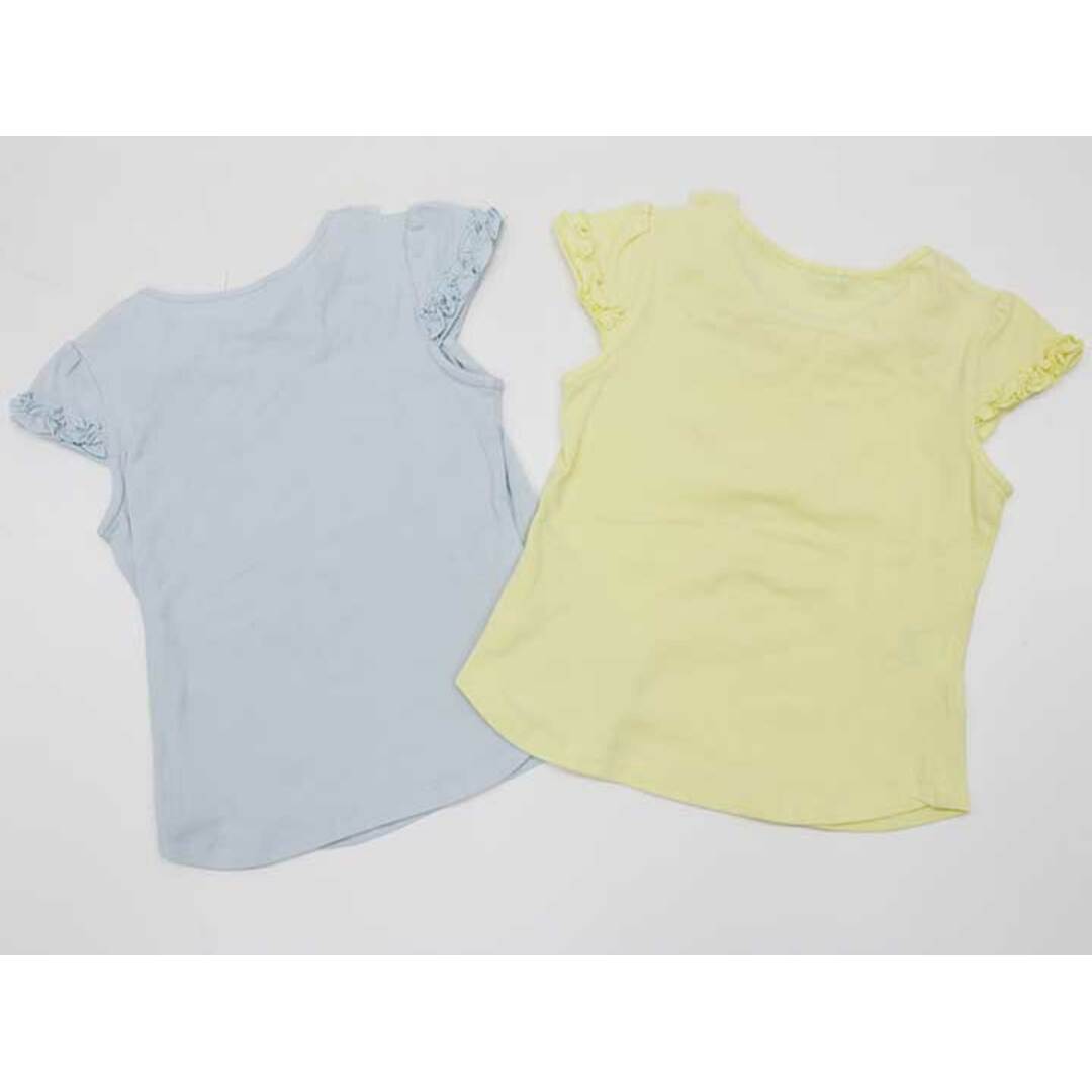 TOCCA BAMBINI(トッカバンビーニ)の【夏物 新入荷!】＜トッカ/TOCCA BAMBINI＞110cm 半袖Tシャツ/半袖カットソー2点set 水色＆黄色 【中古】【ネット限定】子供 キッズ kids 女の子 夏 tops 624042 キッズ/ベビー/マタニティのキッズ服女の子用(90cm~)(Tシャツ/カットソー)の商品写真