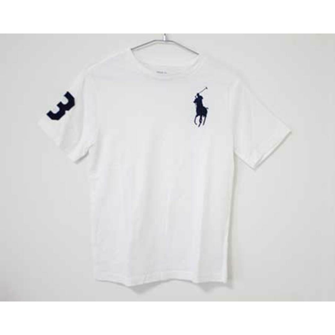 Ralph Lauren(ラルフローレン)の【夏物 新入荷!】〓ラルフローレン/Ralph Lauren〓140cm 半袖Tシャツ/半袖カットソー 白 【中古】子供服 キッズ kids ジュニア 男の子 女の子  夏 tops 034042 キッズ/ベビー/マタニティのキッズ服女の子用(90cm~)(Tシャツ/カットソー)の商品写真