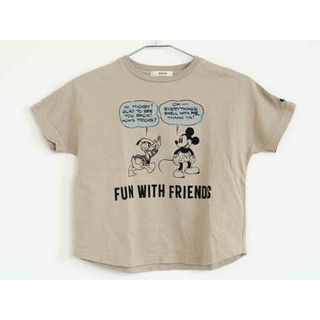 【夏物 新入荷!】†フィス/FITH†100cm 半袖Tシャツ/半袖カットソー ベージュ系 ディズニーコラボ 22年製【中古】子供服 キッズ kids 男の子 女の子 夏 tops 624042(Tシャツ/カットソー)