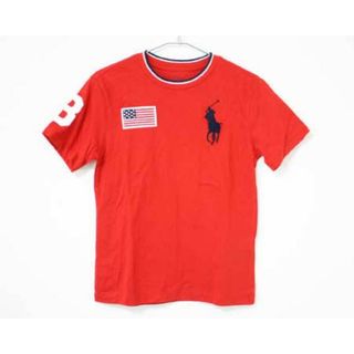 ラルフローレン(Ralph Lauren)の【夏物 新入荷!】〓ラルフローレン/Ralph Lauren〓140cm 半袖Tシャツ/半袖カットソー 赤【中古】 子供服 キッズ kids ジュニア 男の子 女の子  夏 tops 034042(Tシャツ/カットソー)