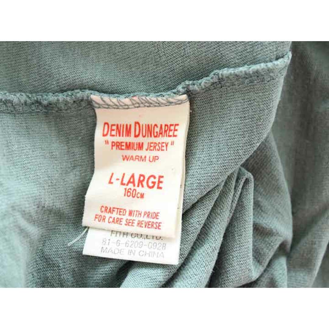 DENIM DUNGAREE(デニムダンガリー)の【夏物 新入荷!】†デニム＆ダンガリー/DENIM DUNGAREE/D＆D†160cm 半袖Tシャツ/半袖カットソー 青緑系【中古】子供服 キッズ kids ジュニア 男の子 女の子 夏 tops 624042 キッズ/ベビー/マタニティのキッズ服女の子用(90cm~)(Tシャツ/カットソー)の商品写真