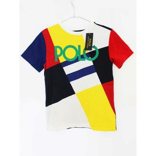 ラルフローレン(Ralph Lauren)の【夏物 新入荷!】新品 未使用品[ラルフローレン/Ralph Lauren]140cm 半袖Tシャツ/半袖カットソー 紺×マルチカラー 子供服 キッズ kids ジュニア 男の子 女の子 夏 tops 105042(Tシャツ/カットソー)