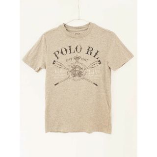 ラルフローレン(Ralph Lauren)の【夏物 新入荷!】[ラルフローレン/Ralph Lauren]140cm 半袖Tシャツ/半袖カットソー グレー×紺【中古】子供服 キッズ kids ジュニア 男の子 女の子 夏 tops 105042(Tシャツ/カットソー)