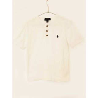 ラルフローレン(Ralph Lauren)の【夏物 新入荷!】[ラルフローレン/Ralph Lauren]140cm 半袖Tシャツ/半袖カットソー 白【中古】子供服 キッズ kids ジュニア 男の子 夏 tops 105042(Tシャツ/カットソー)