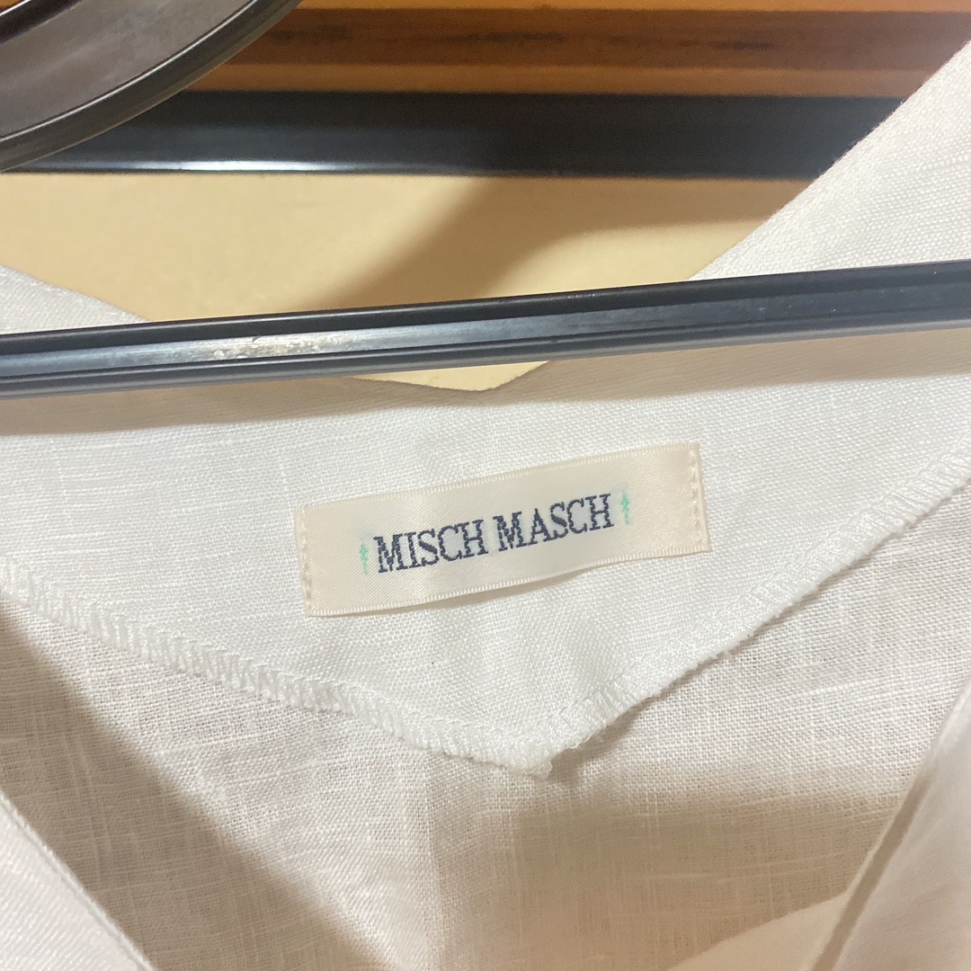 MISCH MASCH(ミッシュマッシュ)のミッシュマッシュ麻ブラウス レディースのトップス(シャツ/ブラウス(半袖/袖なし))の商品写真