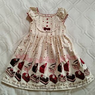 シャーリーテンプル(Shirley Temple)の美品シャーリーテンプル120 ケーキワンピース(ワンピース)