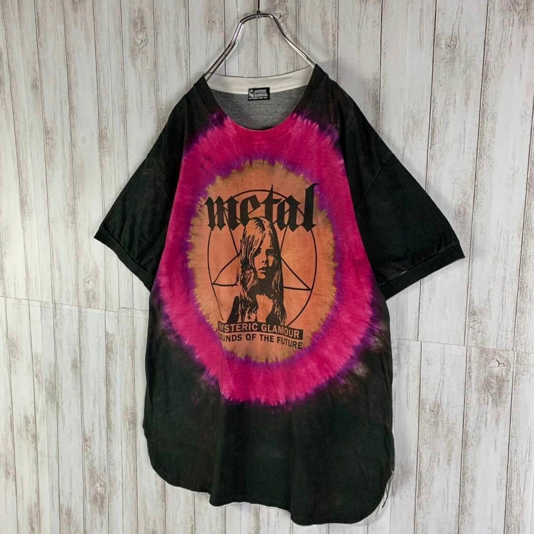 HYSTERIC GLAMOUR(ヒステリックグラマー)の【希少モデル】ヒステリックグラマー ヒスガール 希少 入手困難 タイダイTシャツ メンズのトップス(Tシャツ/カットソー(半袖/袖なし))の商品写真