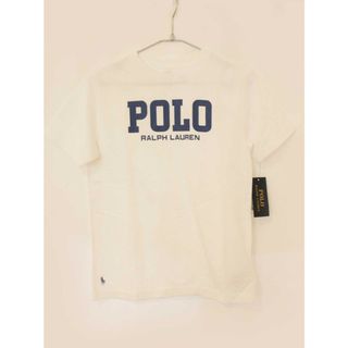 ラルフローレン(Ralph Lauren)の【夏物 新入荷!】新品 未使用品[ラルフローレン/Ralph Lauren]140cm 半袖Tシャツ/半袖カットソー 白 子供服 キッズ kids ジュニア 男の子 女の子 夏 tops 105042(Tシャツ/カットソー)