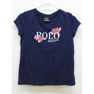 ラルフローレン(Ralph Lauren)の【夏物 新入荷!】▽ラルフローレン/Ralph Lauren▽140cm 半袖Tシャツ/半袖カットソー 紺【中古】子供服 キッズ kids ジュニア 女の子 夏 tops 524042(Tシャツ/カットソー)