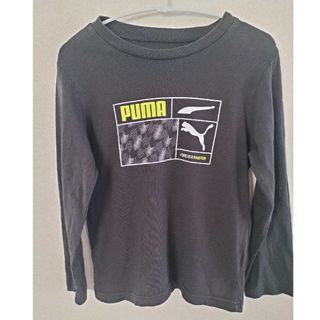 プーマ(PUMA)のPUMA黒ロンT【１３０cm】(Tシャツ/カットソー)