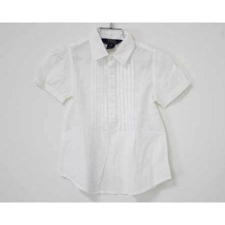 ラルフローレン(Ralph Lauren)の【夏物 新入荷!】〓ラルフローレン/Ralph Lauren〓115cm 半袖シャツ/ブラウス 白 【中古】 子供服 キッズ kids 女の子 夏 tops 624042(シャツ/カットソー)