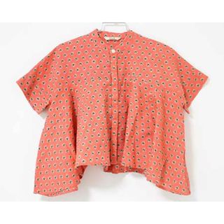 【夏物 新入荷!】〓フィス/FITH〓100cm 半袖ブラウス/シャツ ピンク系 ’22年製【中古】 子供服 キッズ kids 女の子  夏 tops 324042(シャツ/カットソー)