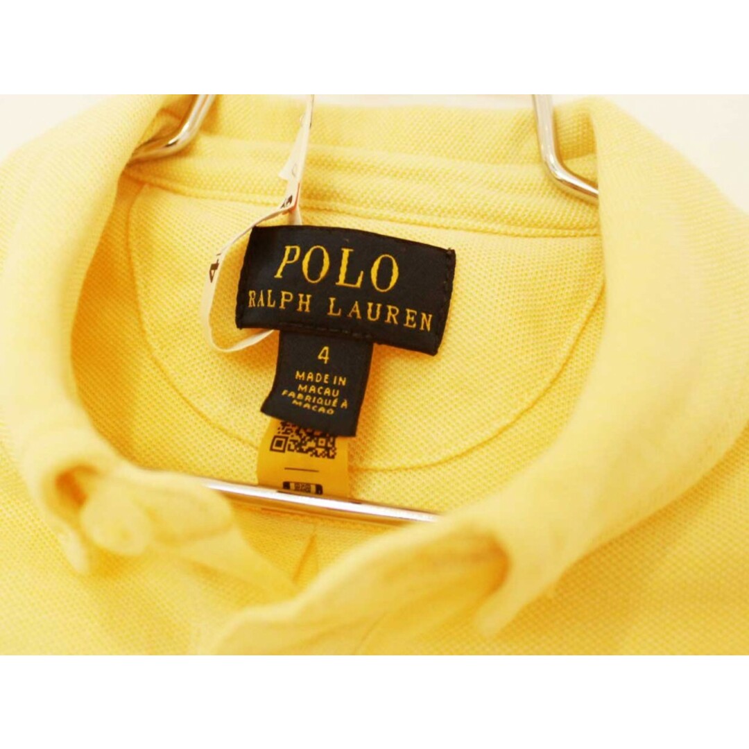 Ralph Lauren(ラルフローレン)の【夏物 新入荷!】[ラルフローレン/Ralph Lauren]110cm 半袖カットソーシャツ 黄色【中古】子供服 キッズ kids 男の子 夏 tops 624042 キッズ/ベビー/マタニティのベビー服(~85cm)(シャツ/カットソー)の商品写真