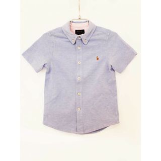 ラルフローレン(Ralph Lauren)の【夏物 新入荷!】[ラルフローレン/Ralph Lauren]110cm 半袖カットソーシャツ ブルー フォーマル お受験 見学会 説明会 お稽古 スクール 通園 結婚式 発表会 謝恩会 冠婚葬祭【中古】子供服 キッズ kids 男の子 夏 tops 624042(シャツ/カットソー)