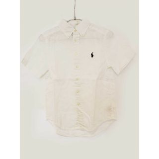 ラルフローレン(Ralph Lauren)の【夏物 新入荷!】[ラルフローレン/Ralph Lauren]140cm 半袖シャツ 白 麻100%【中古】子供服 キッズ kids ジュニア 男の子 夏 tops 624042(シャツ/カットソー)