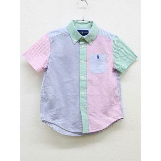 ラルフローレン(Ralph Lauren)の【夏物 新入荷!】▽ラルフローレン/Ralph Lauren▽110cm 半袖シャツ マルチカラー【中古】子供服 キッズ kids 男の子 夏 tops 524042(シャツ/カットソー)