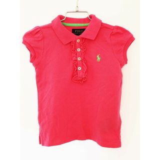 ラルフローレン(Ralph Lauren)の【夏物 新入荷!】[ラルフローレン/Ralph Lauren]100cm 半袖ポロシャツ ピンク【中古】子供服 キッズ kids 女の子 夏 tops 624042(その他)