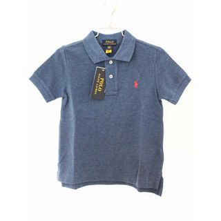 ラルフローレン(Ralph Lauren)の【夏物 新入荷!】新品 未使用品[ラルフローレン/Ralph Lauren]100cm 半袖ポロシャツ ブルー 子供服 キッズ kids 男の子 夏 tops 624042(その他)