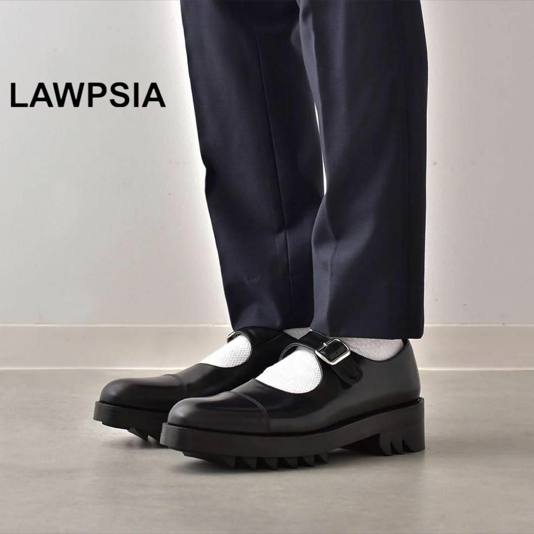 LAWPSIA 本革シャークソールシングルモンクストラップシューズ メンズの靴/シューズ(その他)の商品写真