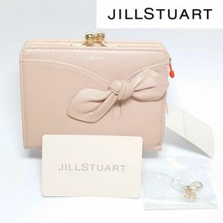 ジルスチュアート(JILLSTUART)の【新品タグ付き】ジルスチュアート がま口リボン折り財布 ピンク(財布)