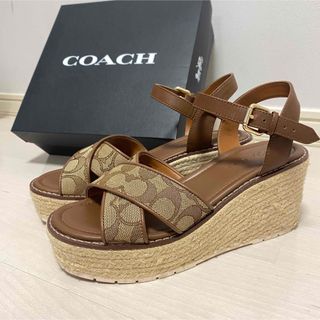 コーチ(COACH)のcoach ウェッジソールサンダル(サンダル)