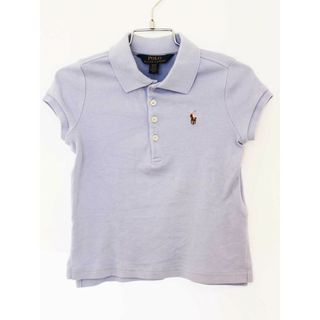 ラルフローレン(Ralph Lauren)の【夏物 新入荷!】[ラルフローレン/Ralph Lauren]100cm 半袖ポロシャツ ブルー【中古】子供服 キッズ kids 女の子 夏 tops 624042(その他)