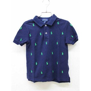 ラルフローレン(Ralph Lauren)の【夏物 新入荷!】＜ラルフローレン/Ralph Lauren＞120cm位 半袖ポロシャツ 紺【中古】子供服 キッズ kids 男の子 夏 tops 424042(その他)